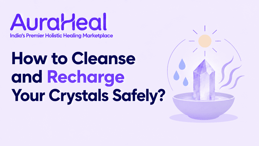 How to Cleanse and Recharge Your Crystals Safely?