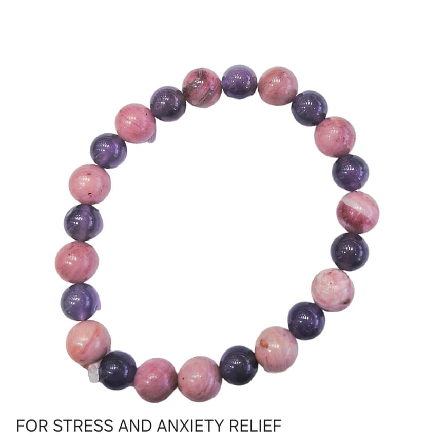 Stress & Anxiety Relief Crystal Bracelet Calm Energy Support