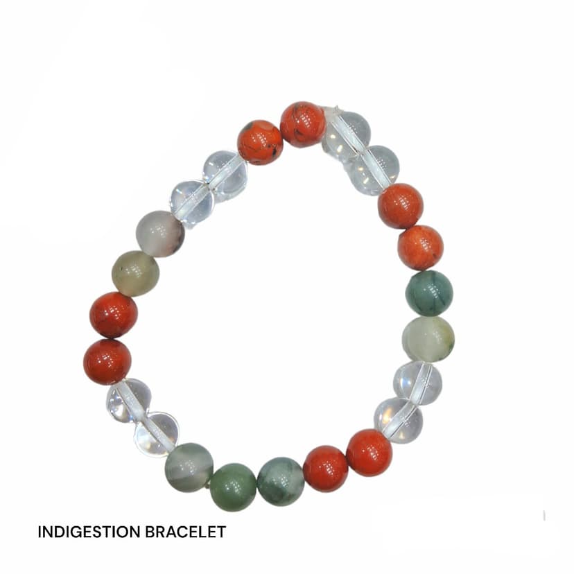 Indigestion Support Crystal Bracelet Digestive Energy Balance