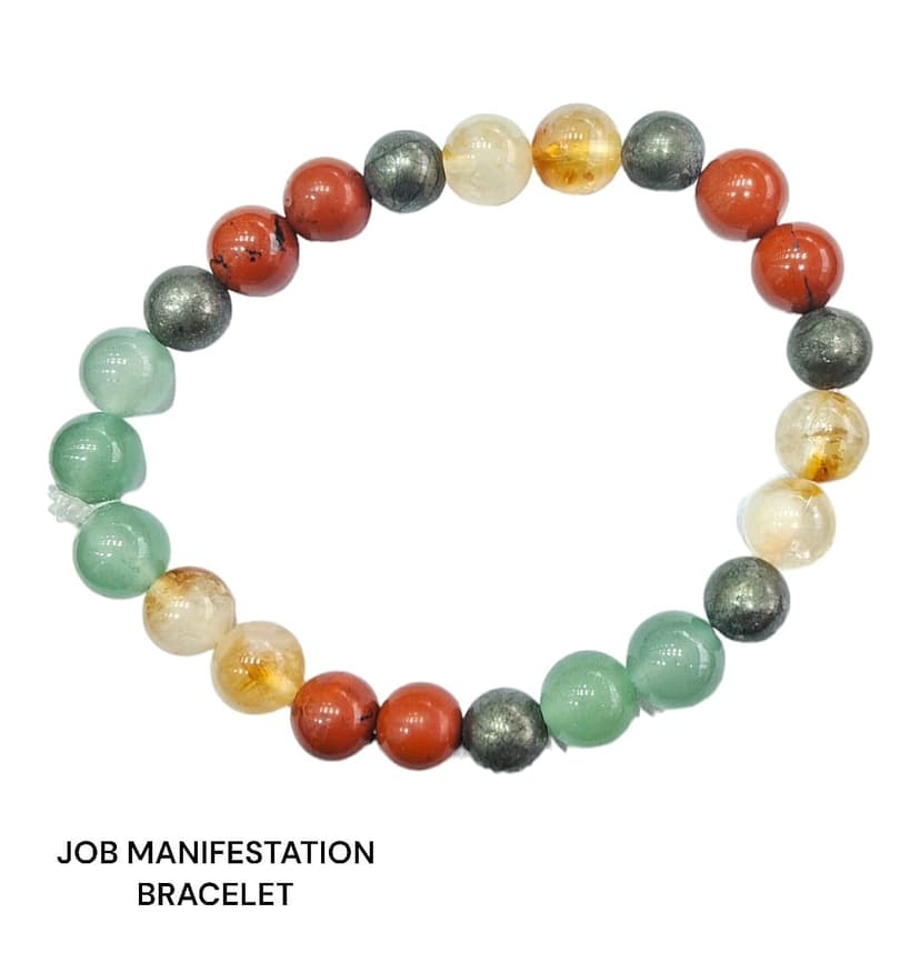 Job Manifestation Crystal Bracelet Career Focus & Alignment