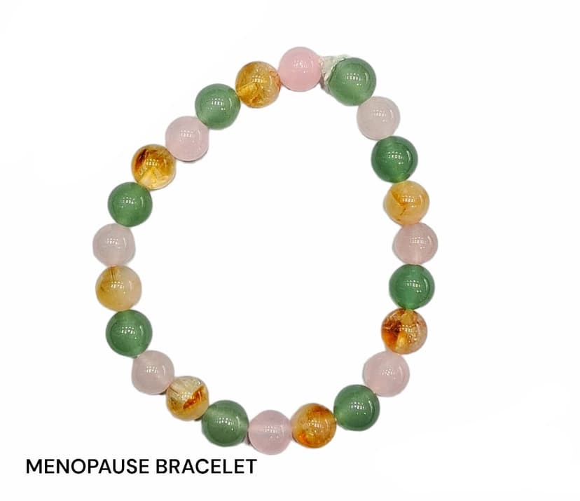 Menopause Support Crystal Bracelet Emotional Balance & Calm