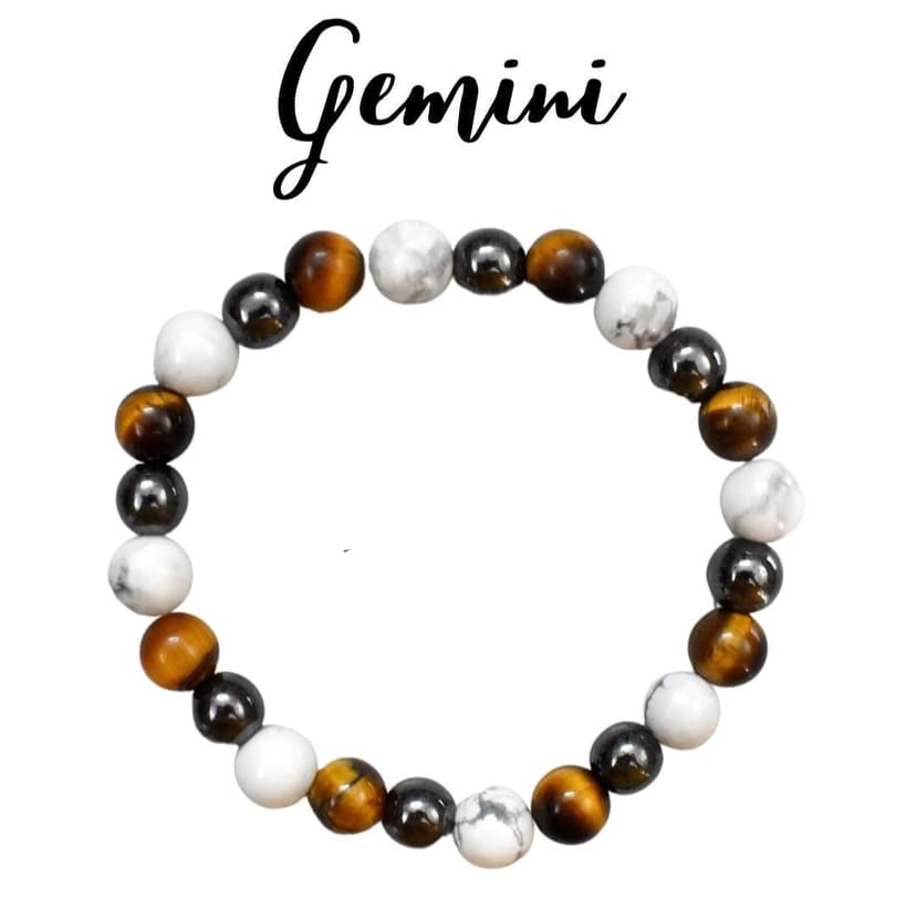 Gemini Crystal Bracelet Focus & Communication Balance