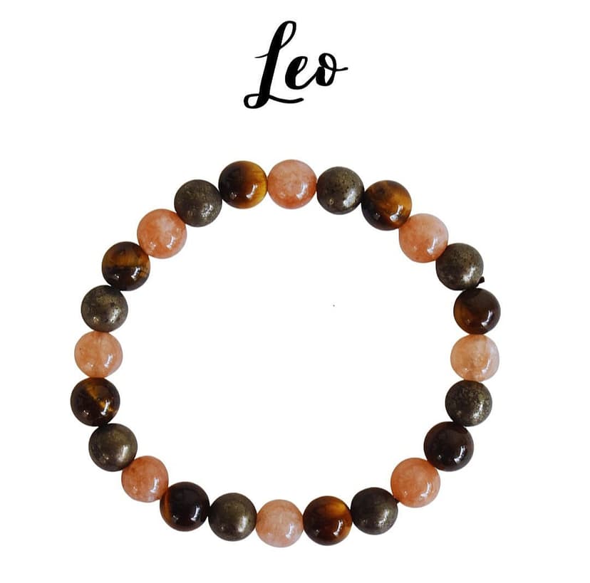 Leo Crystal Bracelet Confidence & Heart Balance Energy